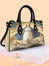 Damen Faith Virgin Mary Ledertasche Umhängetasche